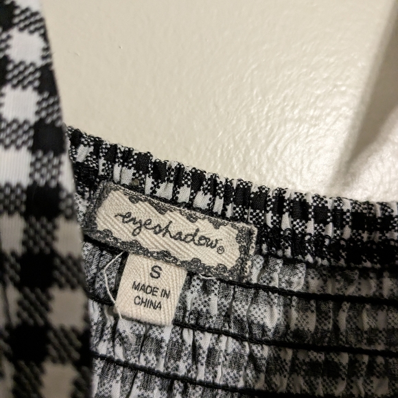 Eyeshadow Plaid Mini Dress with Bow - Picture 5 of 8